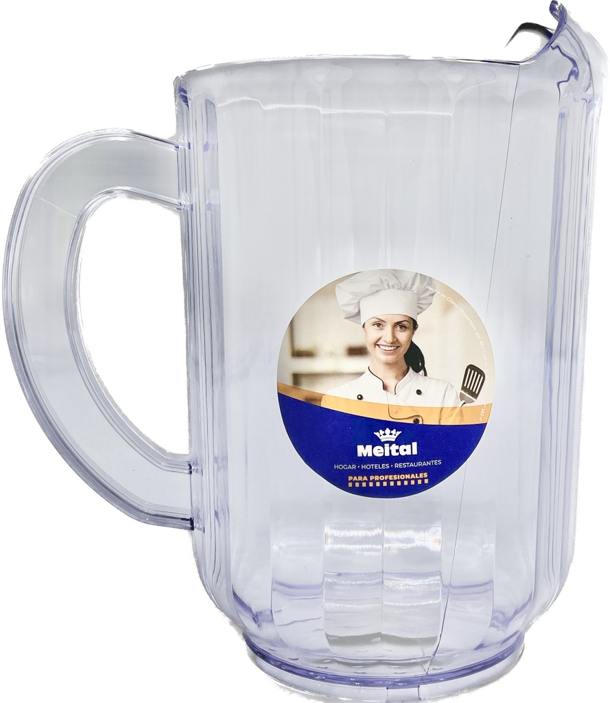 JARRA TRANSPARENTE DE VIDRIO 1,8L 60OZ MEITAL