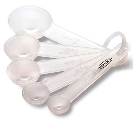 CUCHARAS MEDIDORAS SET 5 UND PRESS