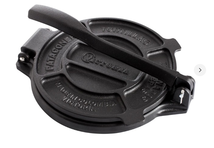 PRENSA PARA TORTILLAS HIERRO FUNFIFO 20 CM VICTORIA