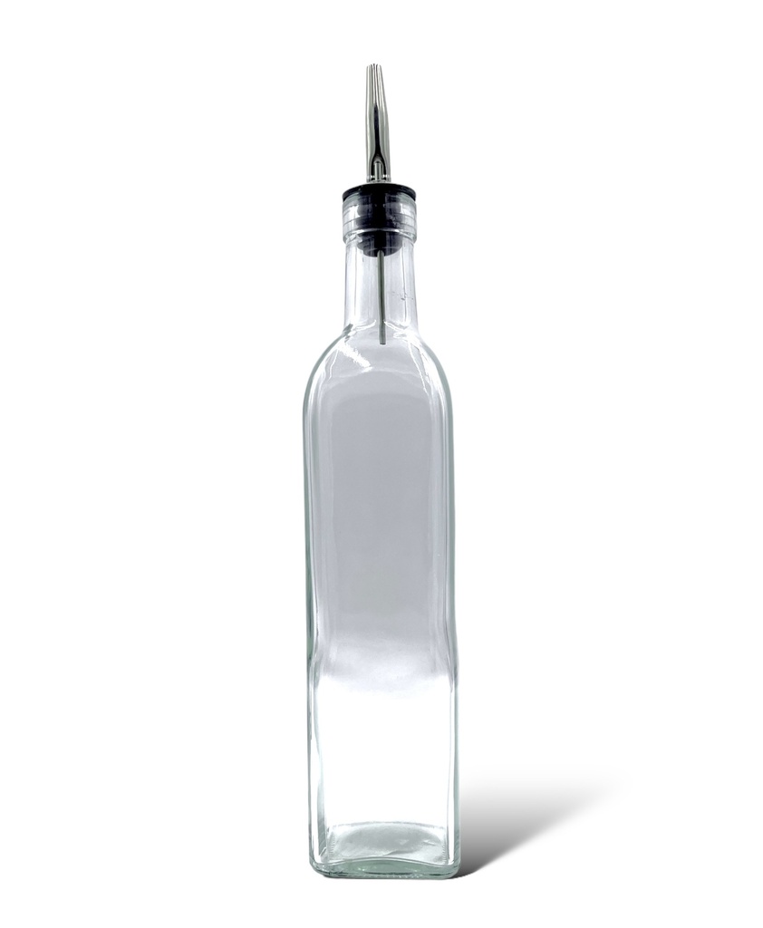 BOTELLA ACEITERA VINAGRE DE VIDRIO 16 OZ CONTIHOME