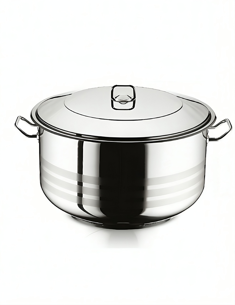 OLLA CON TAPA ACERO INOXIDABLE 50X30CM HASCEVHER