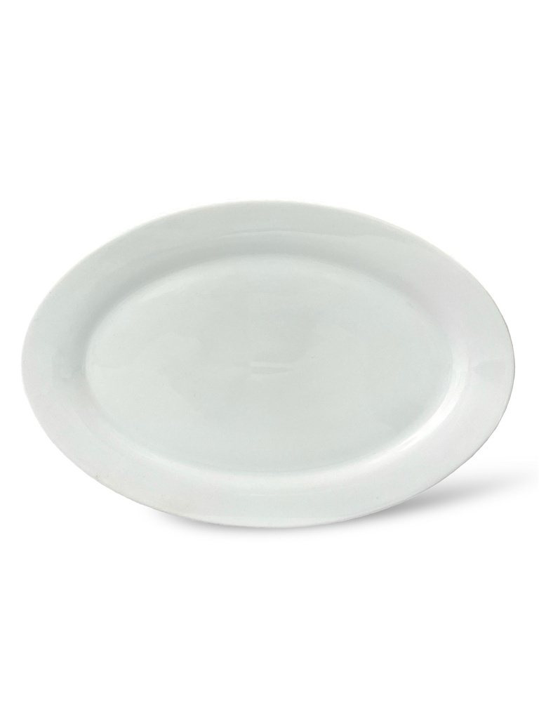 Plato Llano Ovalado De Ceramica 30 Cm Di Vitto