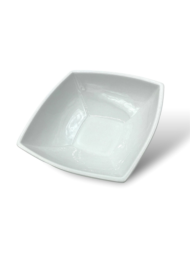 BOWL CUADRADO PEQUEÑO DE CERAMICA 20X20X5 CM DI VITTO