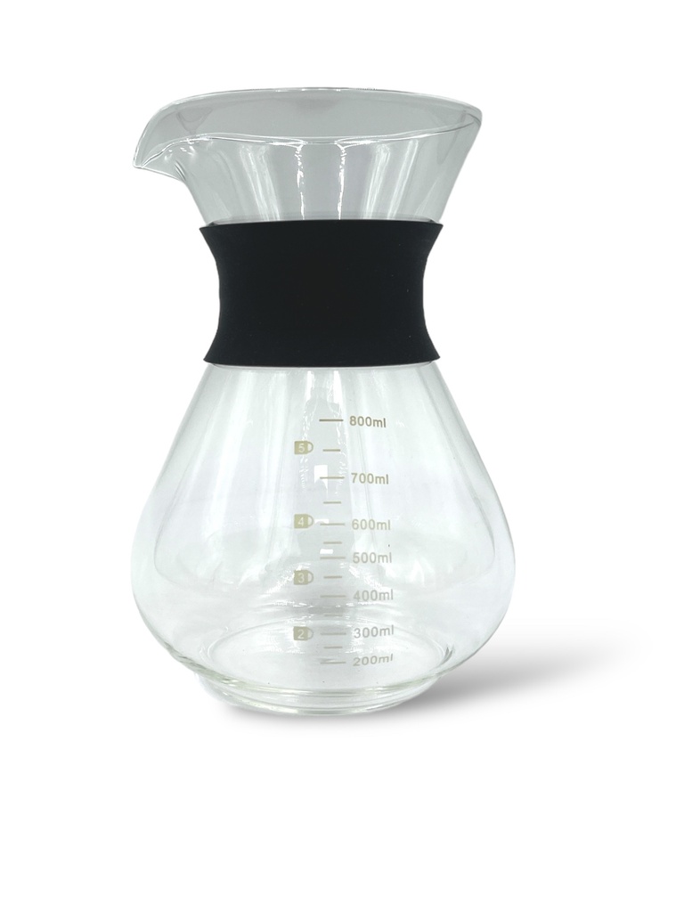 JARRA PERCOLADORA DE CAFE MULTIUSO DE VIDRIO 800ML 27OZ 