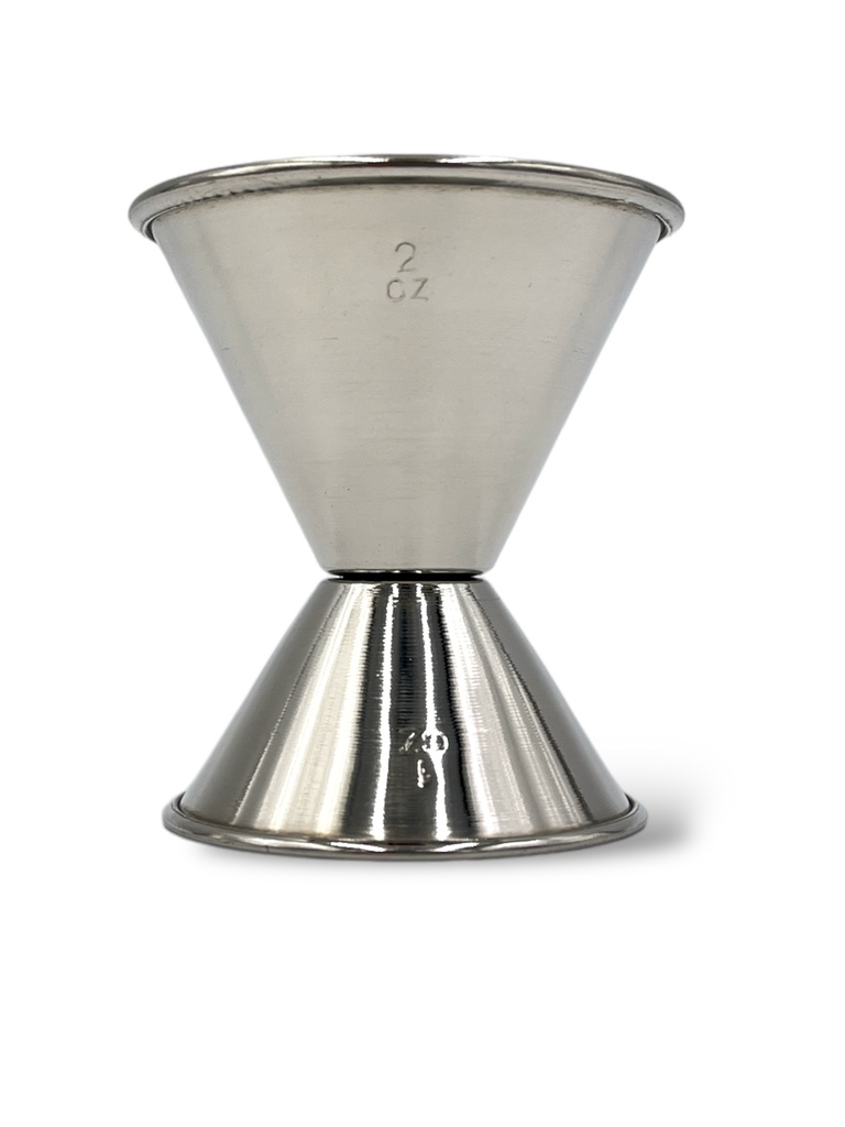 JIGGER DE ACERO INOXIDABLE 1X2 ONZAS