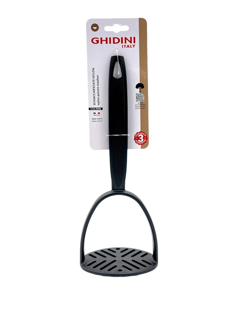TRITURADOR DE PAPAS DE NYLON 26 CM GHIDINI