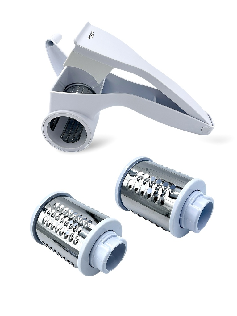 RALLADOR CON 3 RODILLOS INTERCAMBIABLES PLASTICO GHIDINI