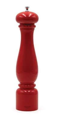 MOLINO DE PIMIENTA 32 CENTIMETROS MADERA CON ENGRANAJE DE CERAMICA ROJA BISETTE