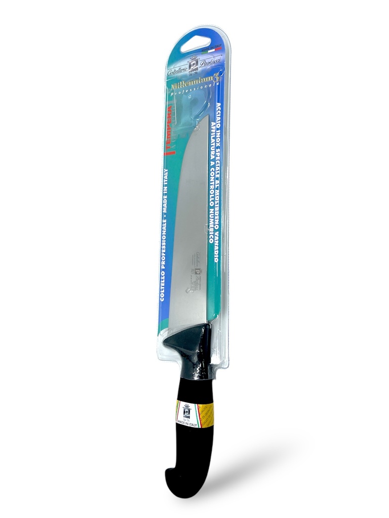CUCHILLO FRANCES 20 CENTIMETROS MANGO NEGRO PAOLUCCI