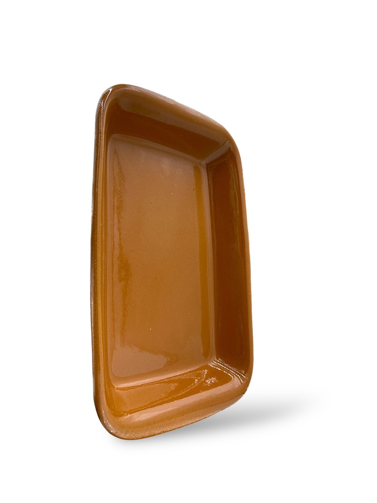 PASTICHERA RECTANGULAR DE BARRO 31X13.5X4CM DI VITTO