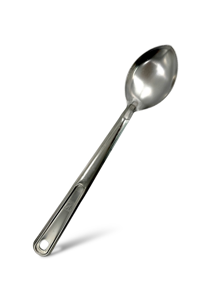 CUCHARA LISA ENTERIZA DE ACERO INOXIDABLE 38,1 CM DI VITTO