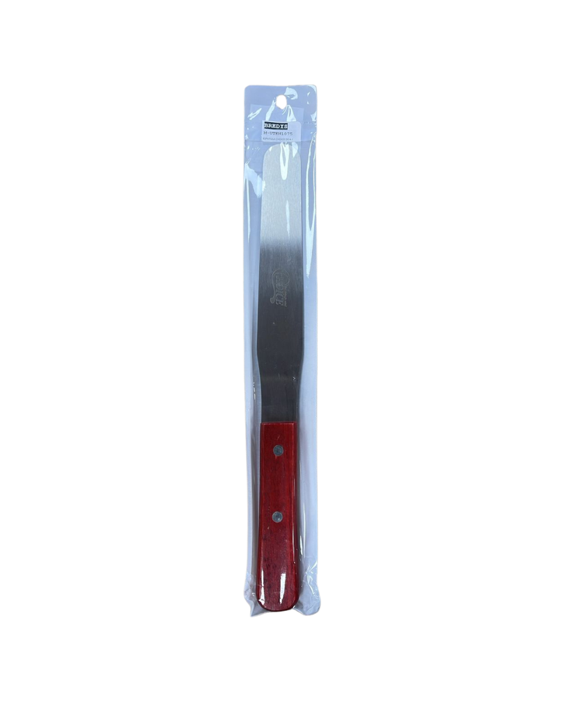 ESPÁTULA DE ACERO INOXIDABLE CON MANGO DE MADERA 8,20 CM CHOICE