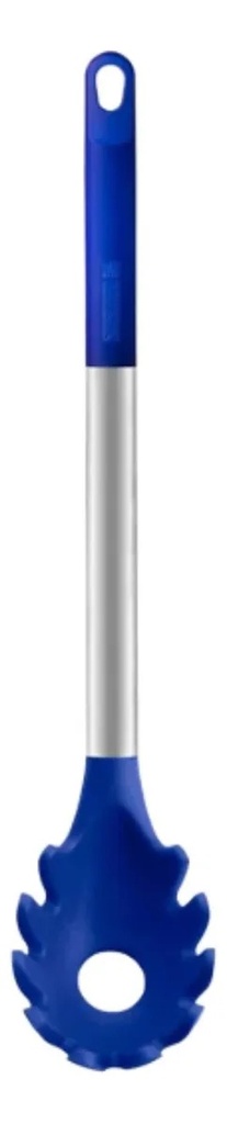CUCHARA PARA PASTA DE SILICONAA AZUL DE 33 CM SOLID