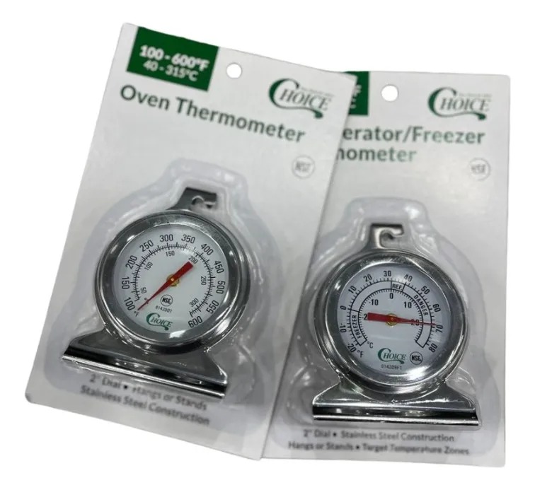 TERMOMETRO PARA REFRIGERADOR/CONGELADOR DE 5 CM CHOICE