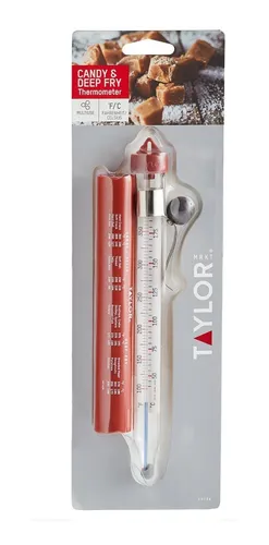 TERMOMETRO PARA CARAMELOS Y FRITURAS DE ACERO INOXIDABLE 20 CM TAYLOR