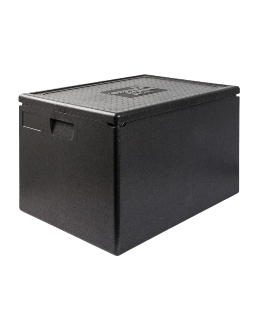 TERMOBOX CONTENEDOR TERMICO ISOTERMICO NEGRO PEQUEÑO PIMAK