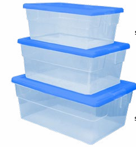 CAJA PLASTICA MULTIUSO DE CLICK 10 L ALFAHOGAR