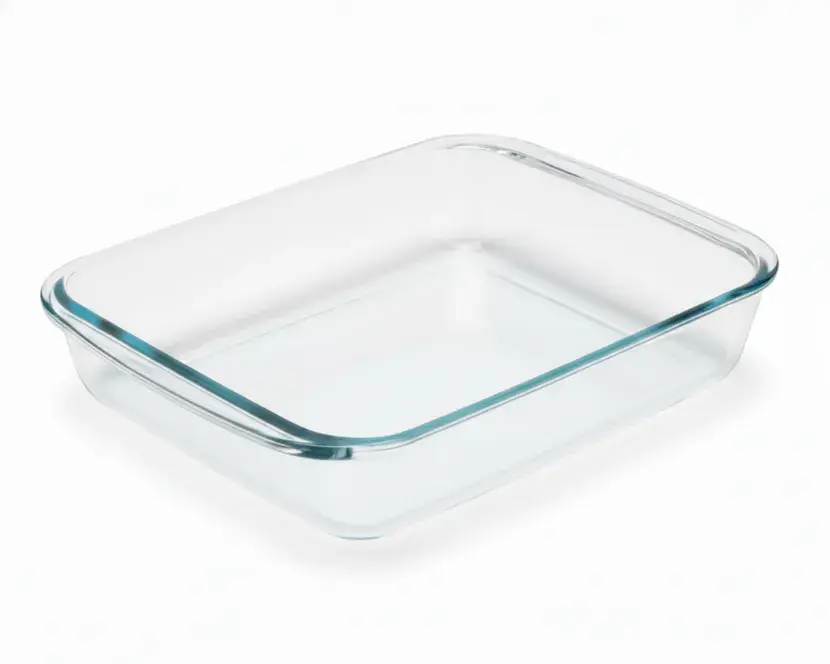 BANDEJA RECTANGULAR DE VIDRIO 3 L ALFA HOGAR