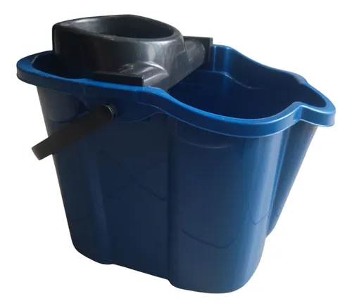 TOBO CON RUEDAS Y EXPRIMIDOR DE PLASTICO DE 15 LITROS ALFAHOGAR