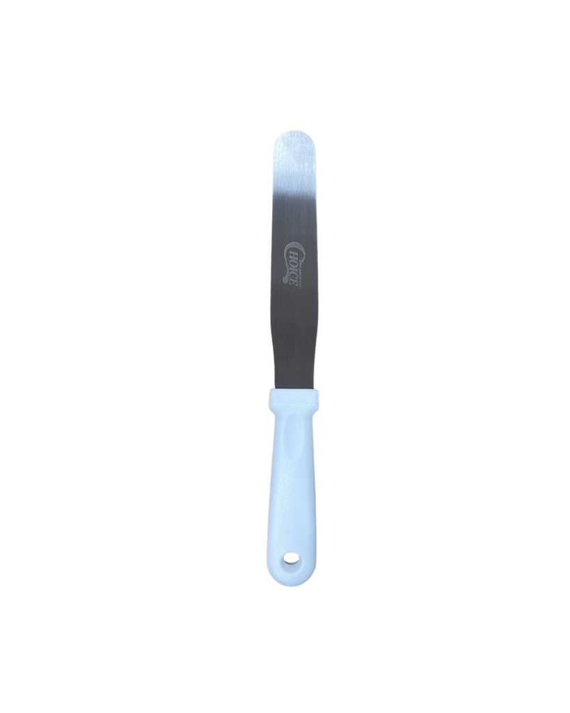 ESPATULA DE REPOSTERIA DE ACERO INOXIDABLE CON MANGO PLASTICO 20 CM CHOICE