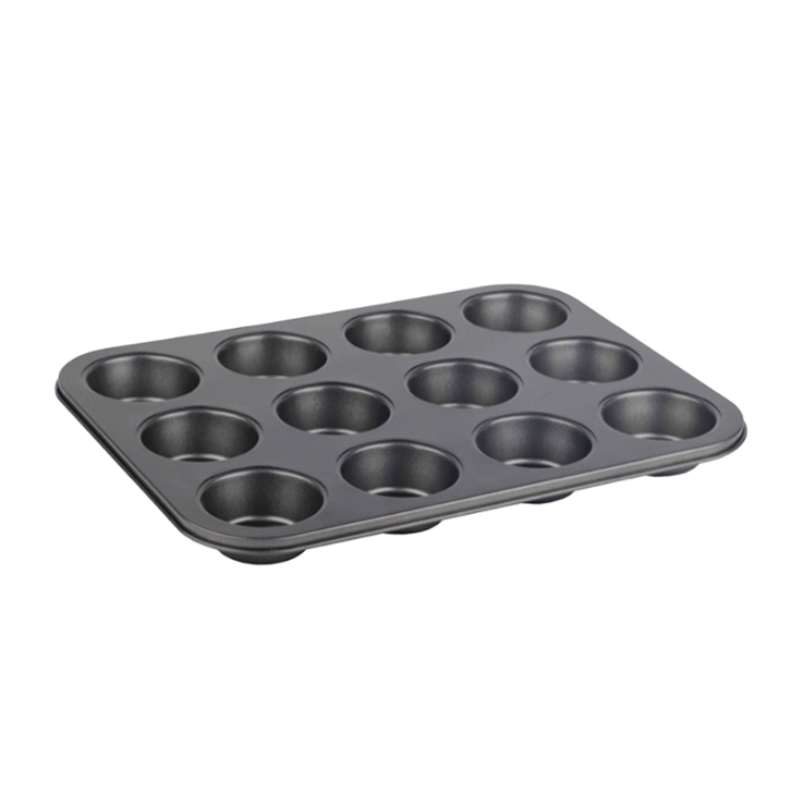 BANDEJA PARA PONQUE 12UND CON ANTIADHERENTE DE ACERO AL CARBONO 35x26.4x3CM ALFAHOGAR
