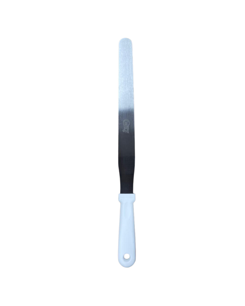 ESPATULA DE REPOSTERIA DE ACERO INOXIDABLE CON MANGO PLASTICO 30 CM CHOICE