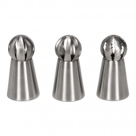 SET DE 8 BOQUILLAS RUSAS DE ACERO INOXIDABLE 