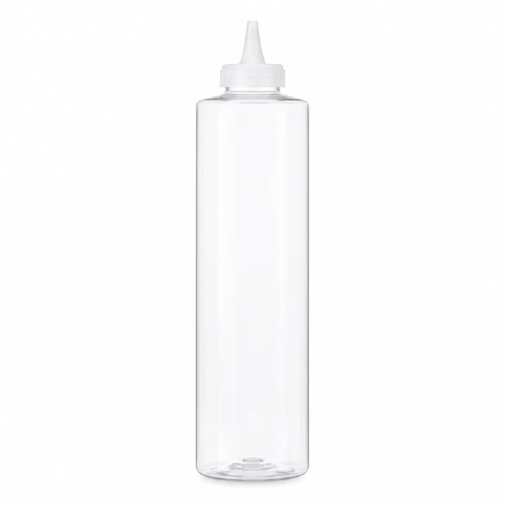 SALSERO JUMBO TRANSPARENTE DE PLASTICO 500 ML ALFA HOGAR