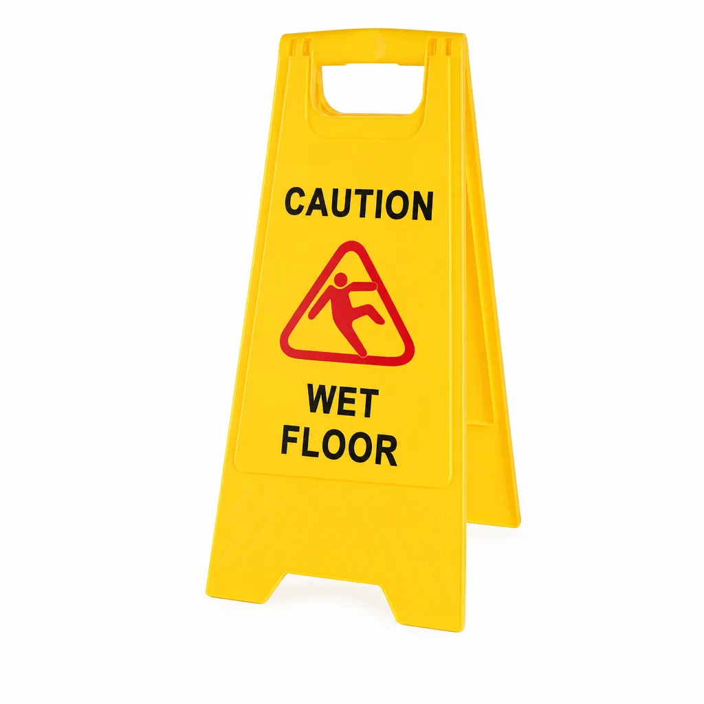 SEÑAL DE PRECAUCION DE PLASTICO 20X30X60CM ALFA HOGAR