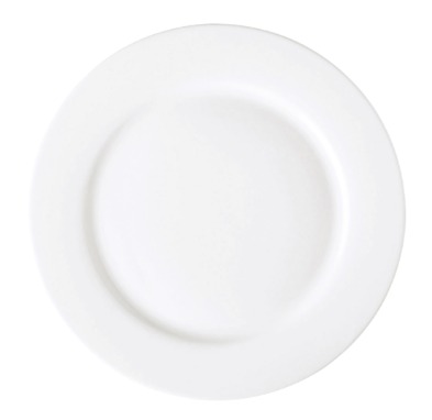 PLATO PANDO DE CERAMICA 31,6 CM CORONA