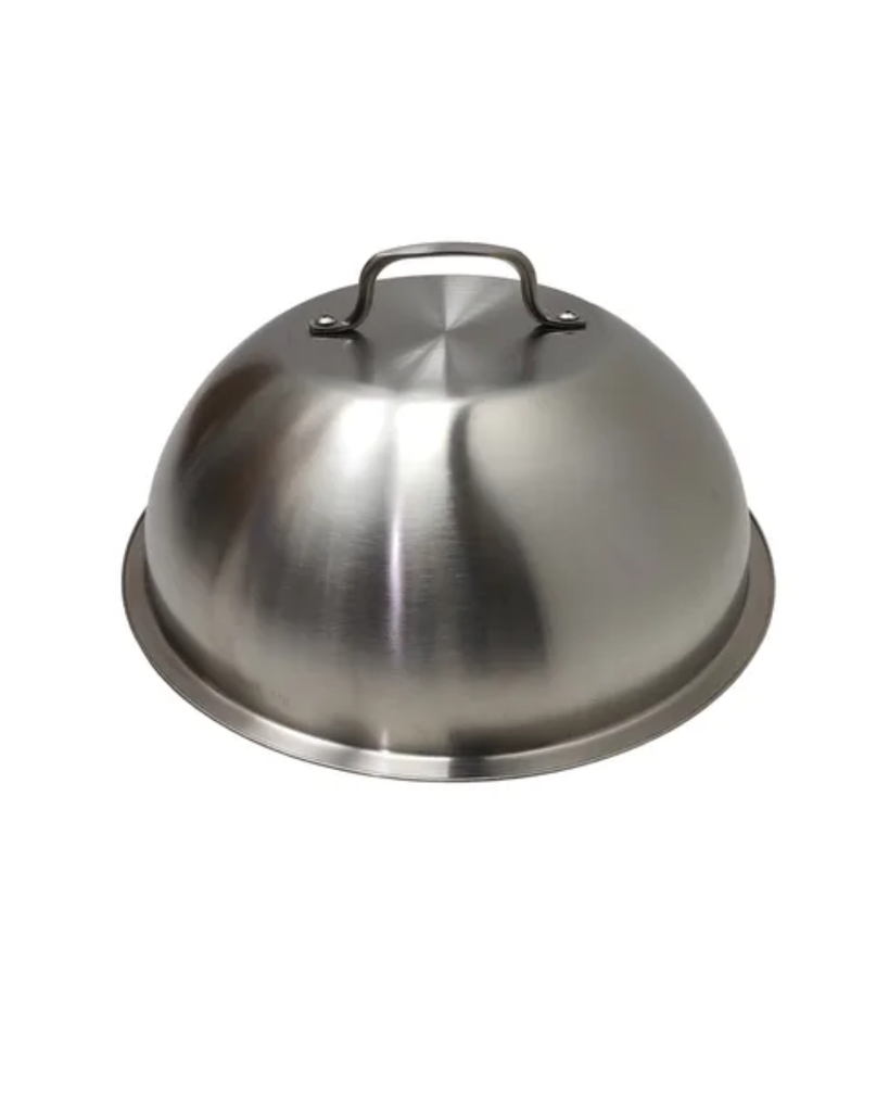 TAPA PARA PLATO DE ACERO INOXIDABLE 30 CM 