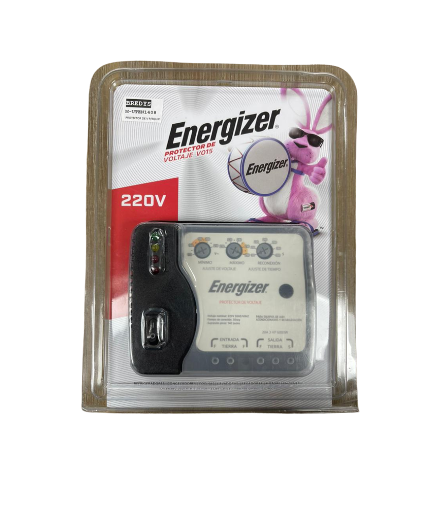 PROTECTOR DE VOLTAJE 220 V PARA EQUIPOS POR PIN ENERGIZER