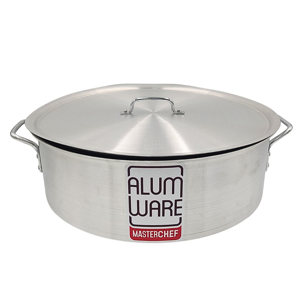CACEROLA CON TAPA DE ACERO INOXIDABLE DE 47 L 5 MM ALUMWARE