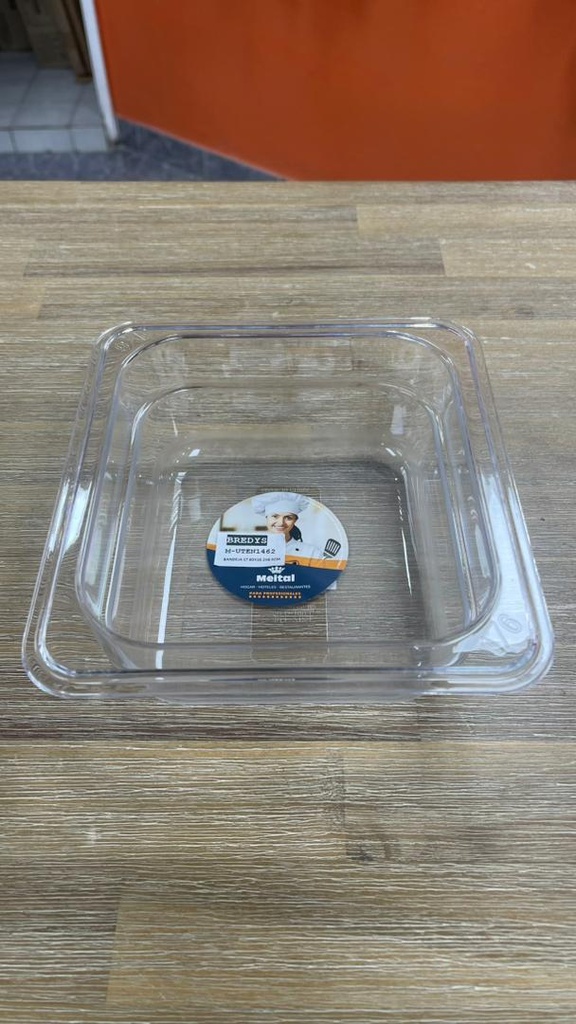 BANDEJA GASTRONOMICA DE 1/2 EN POLICARBONATO DE 32X16,2X6,5 CM MEITAL