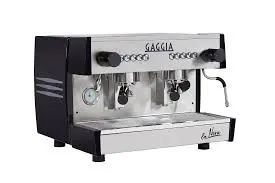 MÁQUINA DE CAFÉ ESPRESSO LA NERA EN ACERO INOXIDABLE 2 GRUPOS GAGGIA