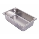 BANDEJA 1 4 ACERO INOXIDABLE 26X16X15 CONTIHOME