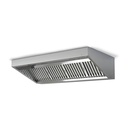 CAMPANA AMERICANA 122X52X100 CON FILTRO STEEL SOLUTION