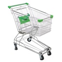 CARRO MEDIANO CROMADO MANGO VERDE 8000