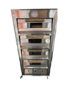 HORNO GAS 4 CAMARAS CON RELOJ AI MALPER