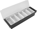 PORTA CONDIMENTOS PLAST 6COMP MEITAL