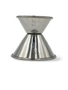 JIGGER DE ACERO INOXIDABLE 1 2X1 ONZAS